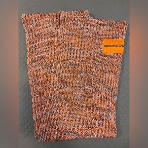 Broncos Knit Scarf - Orange, Blue, & White